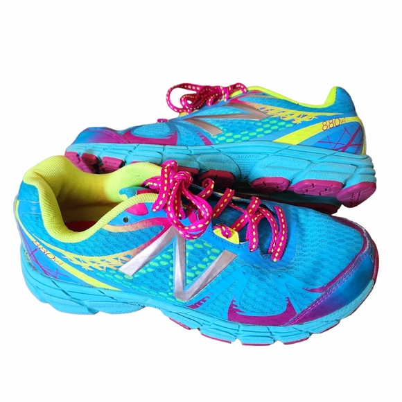 New Balance 880v4 Women's Neon Athletic Running Shoes Size 5 - Picture 3 of 11